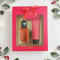 Set de perfume y crema