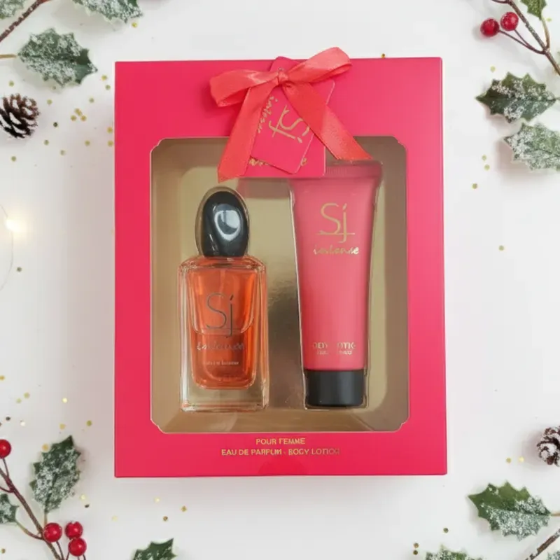 Set de perfume y crema