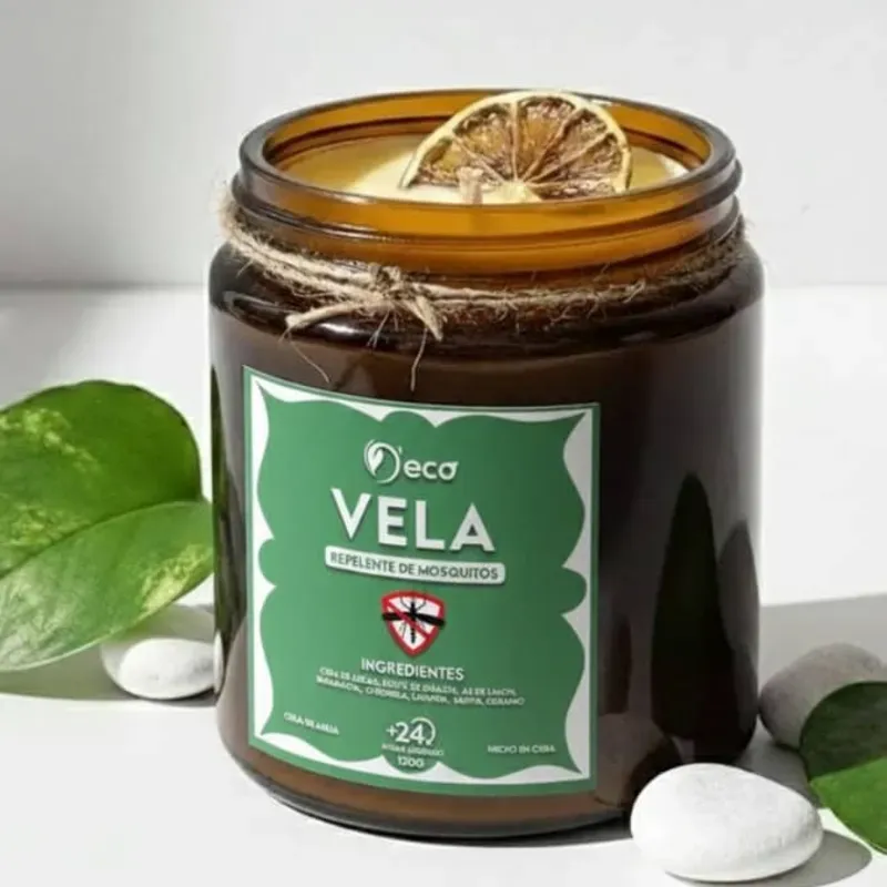 Vela repelente para mosquitos