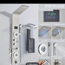 Columna de hidromasaje (plateada)