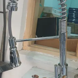 Mezcladora para fregadero (plateada)