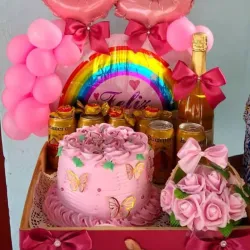 Modelo de caja decorada 