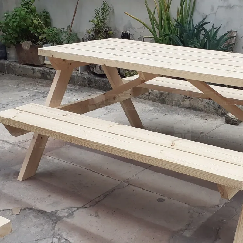 Banco de picnic de 6 plazas