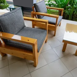 Conjunto de butacas de exterior