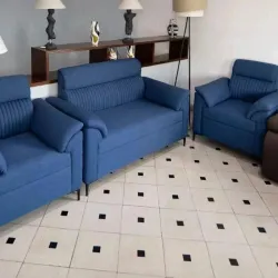 Conjunto de Sofá y Butacas Yimi Azul