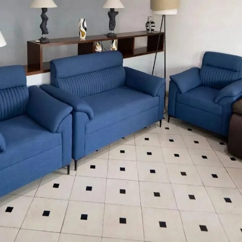 Conjunto de Sofá y Butacas Yimi Azul