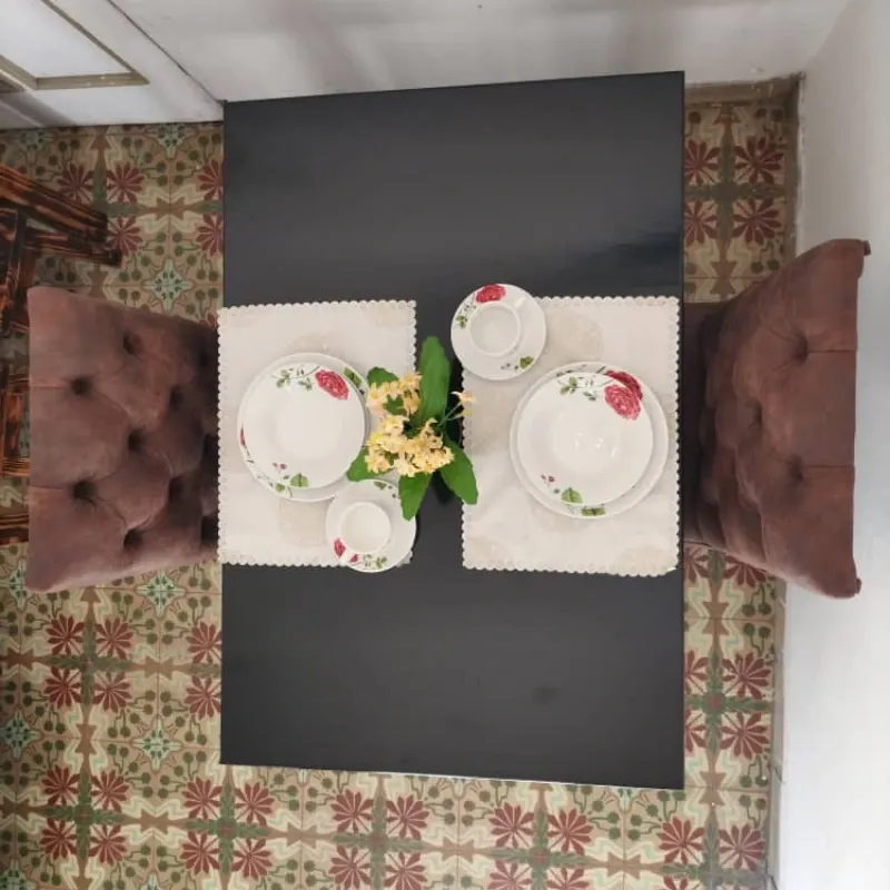 Juego de comedor de dos sillas