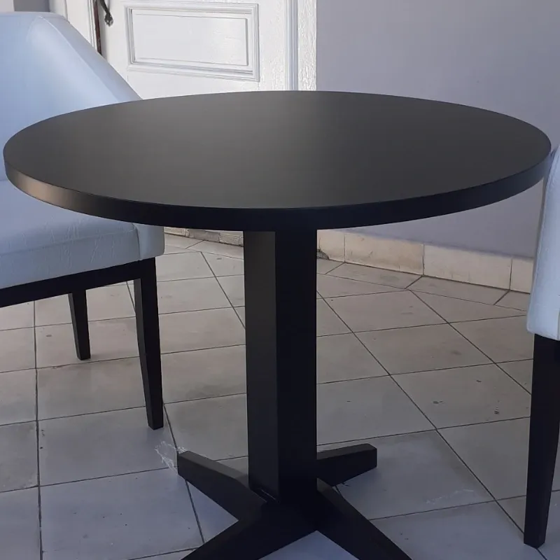 Juego de comedor de dos sillas tapizadas