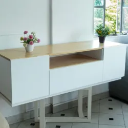 Mueble de TV al piso