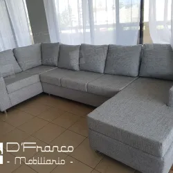 Sofá en forma de U y chaise longue integrado
