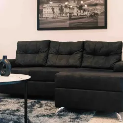 Sofá Lorella con chaise longue integrado
