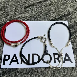 Cuero Pandora Pulseras ✨
