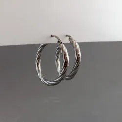 Argollas Plateadas #3