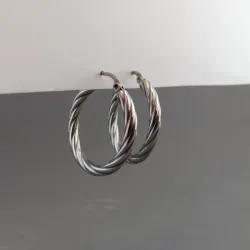 Argollas Plateadas #1