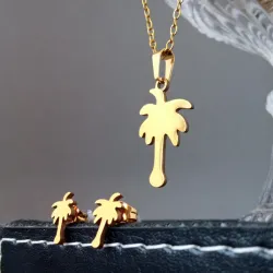 Set de Collar y Aretes 🌴