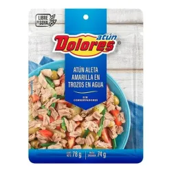 Atún En Agua Dolores Bolsa 78g