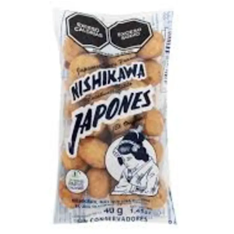 Cacahuate Japonés Nishikawa 40g + Salsa Valentina