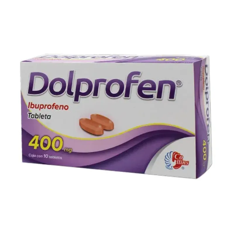 Ibuprofeno 400 G - Dolprofen - Caja 10 Tabletas