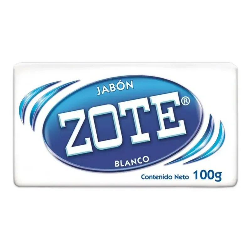 Jabón Zote En Barra Blanco 100 G