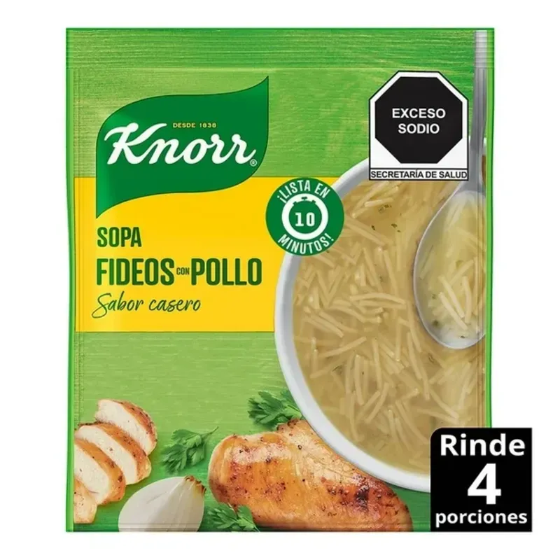Knorr Sopa Fideos Pollo 95 g