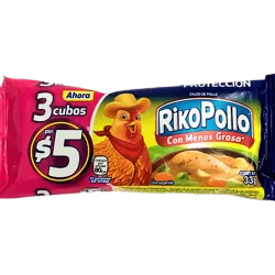 Paq 3 Cubos Riko Pollo 33g