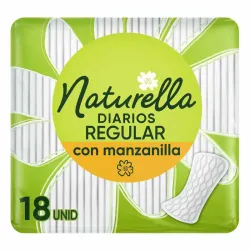 Protectores Diarios Naturella Regular Con Manzanilla 18 Pzas