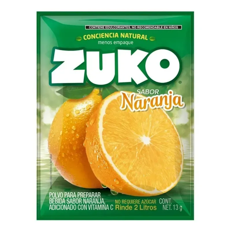Refresco Zuko Naranja