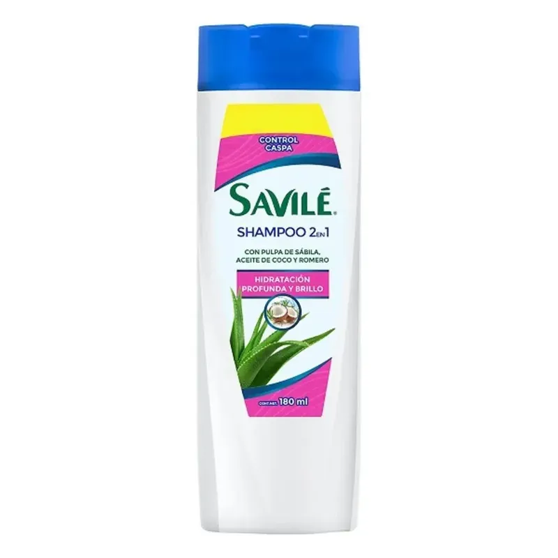 Shampoo Savilé Control Caspa Coco Y Romero 180 ml