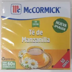 Té de Manzanilla caja de 50 sobres