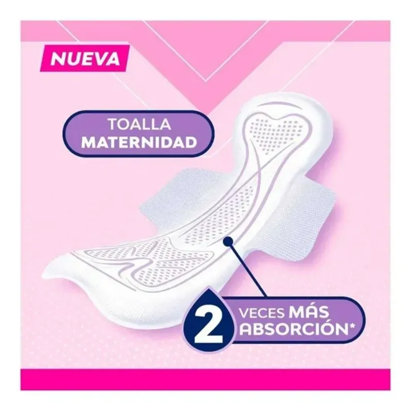 Toallas Saba Post-parto Flujo Super Abundante 10 Pzas