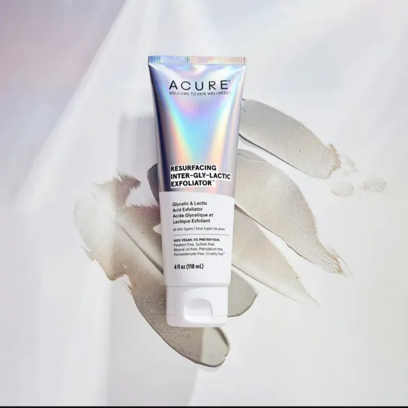 Exfoliante Facial Acure  con Ácido Glicolico 