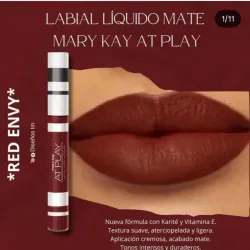 Labial liquido Mate At play MaryKay