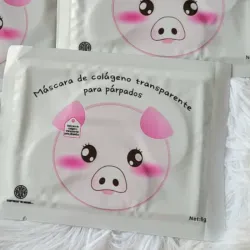 Mascarilla de colágeno para parpados transparente 