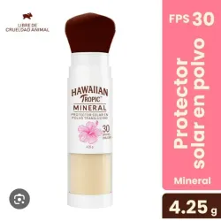 Protector Solar en Polvo Translúcido Hawaiian Tropic Mineral FPS30