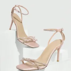 Tacones rosa-bronce 