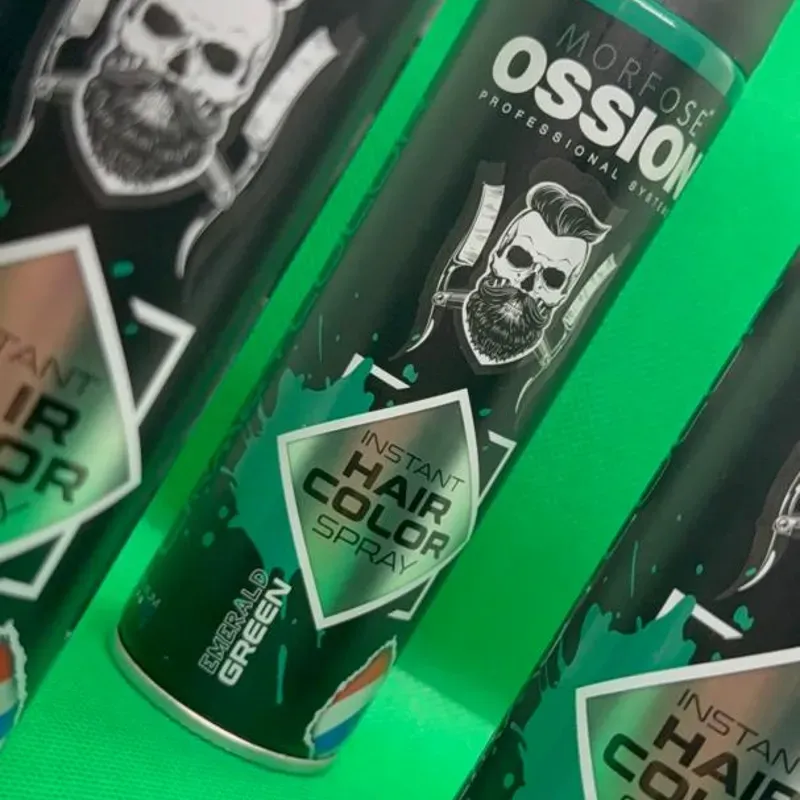 Ossion P.B.L Instant Hair Color Spray Emerald Green de 5.07 fl oz (150 mL)