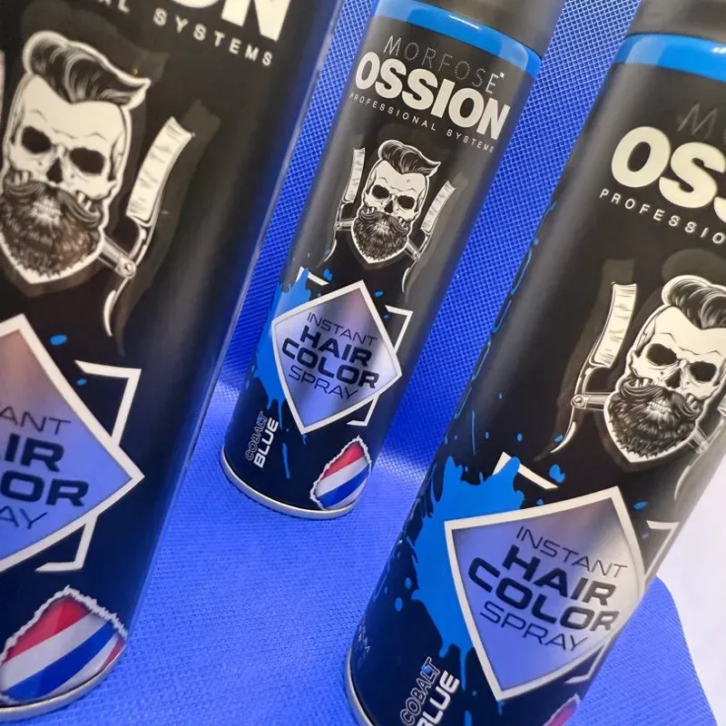 Ossion P.B.L Instant Hair Color Spray en tono Cobalt Blue de 5.07 fl oz (150 mL)