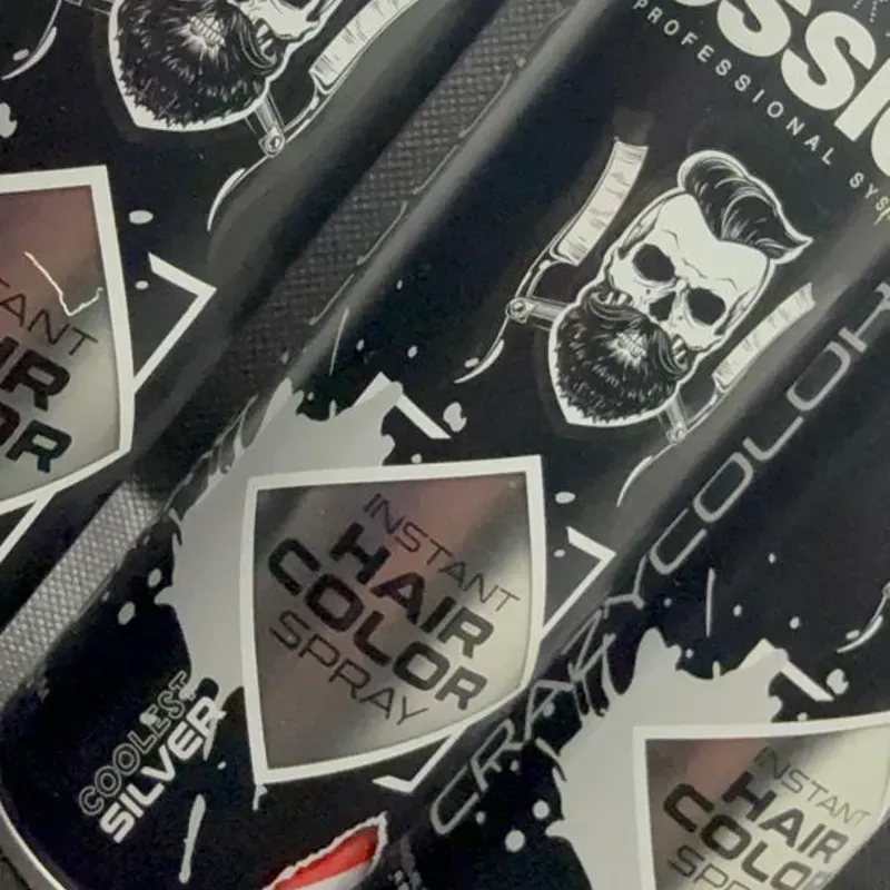 Ossion P.B.L Instant Hair Color Spray en tono Coolest Silver de 5.07 fl oz (150 mL)
