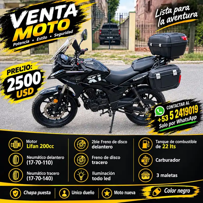 MOTO MODELO ADVENTURE