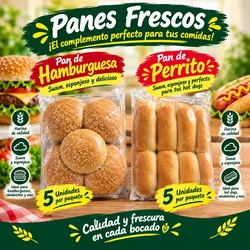 Pan Perro y Pan Hamburguesa