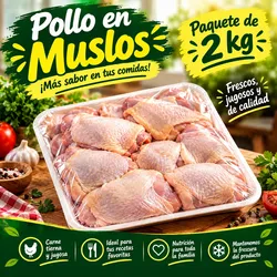 Paquetes de Pollo en Muslos