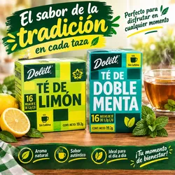 Té (Doble de Menta y Limón)