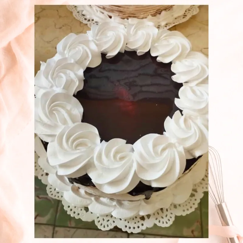 Cake con glaseado de Chocolate.