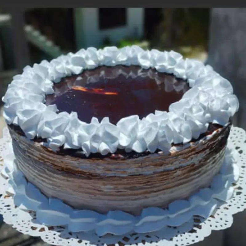 Cake con glaseado de Chocolate. 
