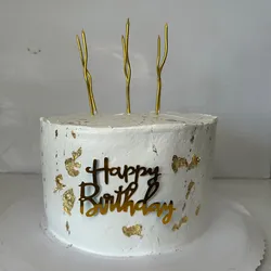 Cake para cumpleaños con velitas