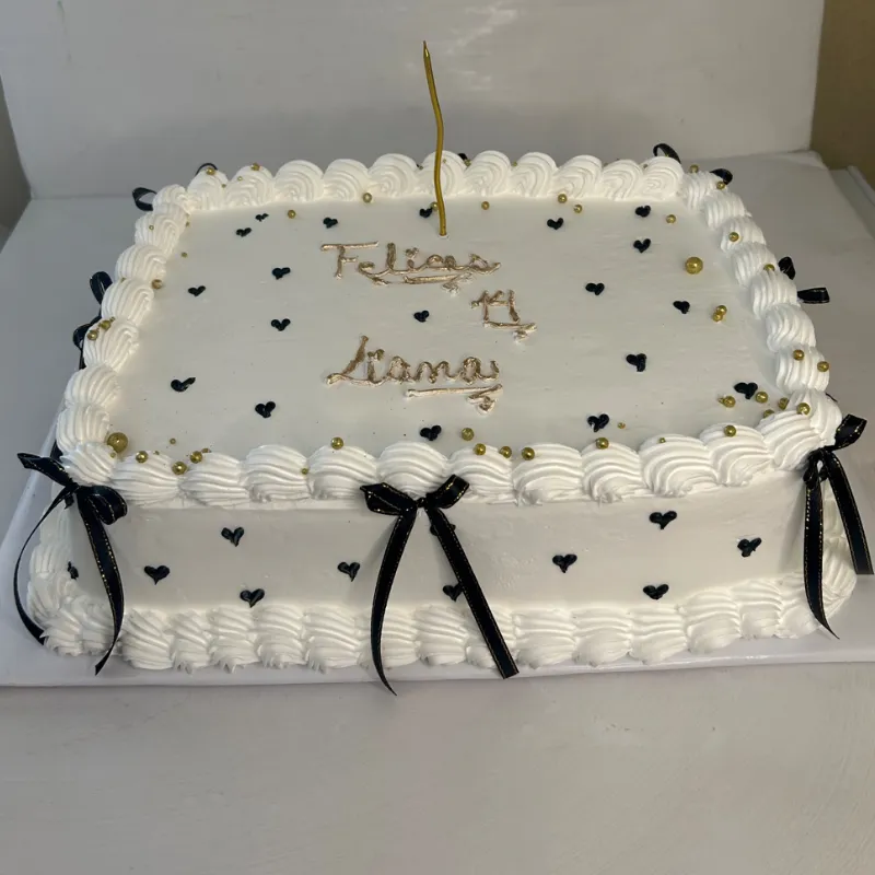 Cake rectangular coquette