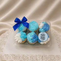 Set de 6 cupcakes rellenos.