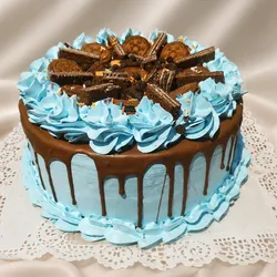Cake 25cm relleno de dulce de leche.