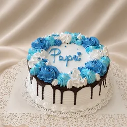  Cake para Papá (18cm)  - Relleno de  ganache de chocolate. 