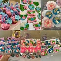 Combo Candy bar con fondant. Temática infantil.